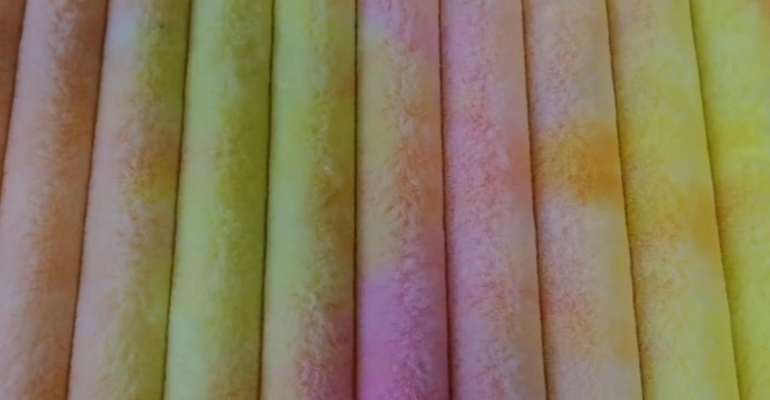 3.5cm rabbit hair stripe