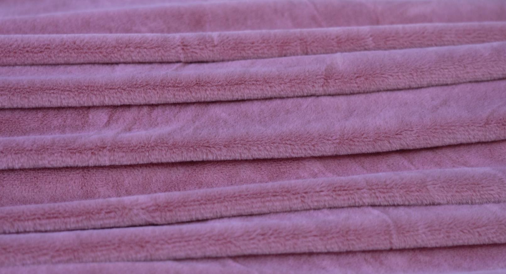 Pink striped velvet