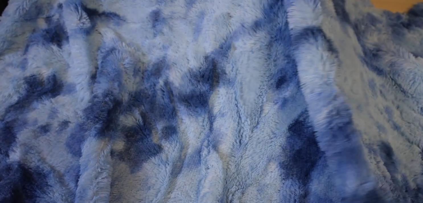 Tie dye plush